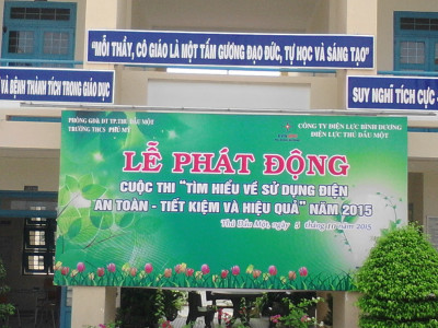 Lễ phat động cuộc thi: Tìm hiểu sử dụng điện"
