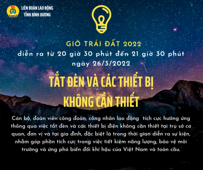 Trường THCS Phú Mỹ hưởng ứng chiến dịch giờ trái đất năm 2022