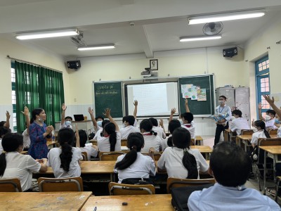 Trường THCS Phú Mỹ tổ chức chuyển đề "Bảo vệ môi trường"