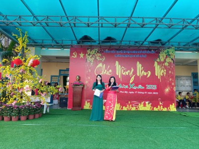 Trường THCS Phú Mỹ tổ chức các hoạt động Mừng xuân mới với chủ đề “Chào mùa xuân” năm 2023
