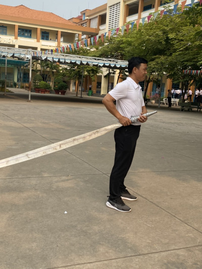 Trường THCS Phú Mỹ tổ chức kiểm tra hệ thống phòng cháy chữa cháy của trường trong mùa khô