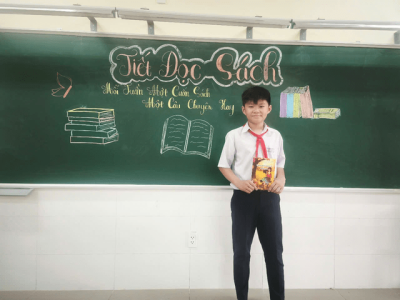 Học sinh trường THCS Phú Mỹ và tiết đọc sách, phát triển văn hóa đọc