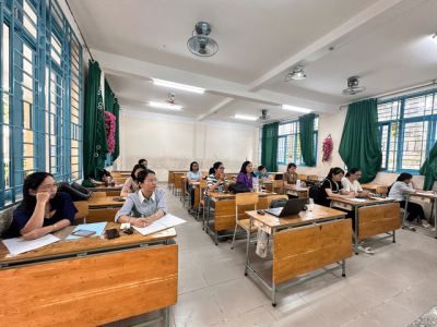 TỔ CHỨC SINH HOẠT CHUYÊN MÔN VỀ SOẠN GIẢNG, RA ĐỀ KIỂM TRA, ĐỀ THI THỬ TRÊN LMS 360