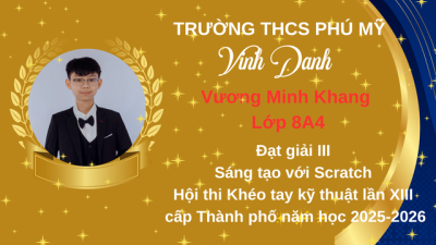 Vinh danh Giáo viên bồi dưỡng học sinh đạt giải Khéo tay kỹ thuật cấp Thành Phố năm học 2025-2026