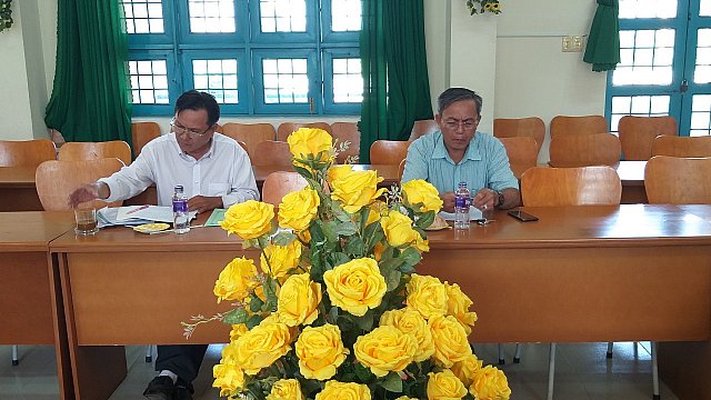 Thầy Bùi Tấn Đạt - chuyên viên Phòng GDĐT Thành phố