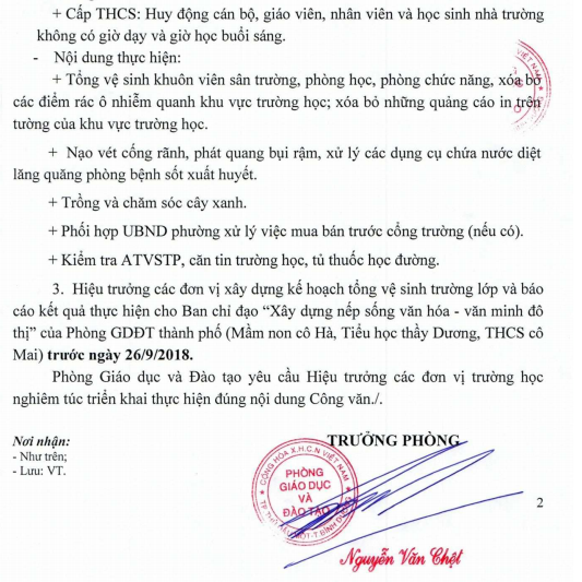tong ve sinh