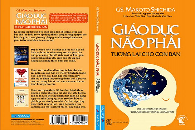 Quyển sách có tựa đề: GIÁO DỤC NÃO PHẢI TƯƠNG LAI CHO CON BẠN.