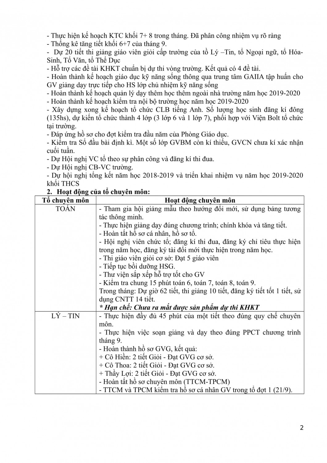 bao cao so ket cong tac thang 9 2019 1 02