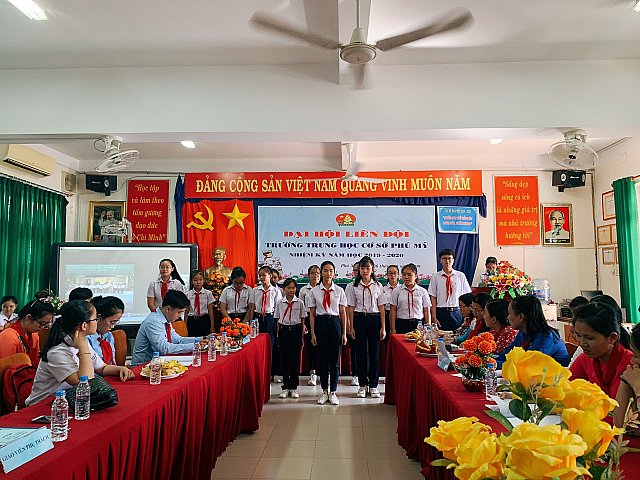 Đại hội trường THCS Phú Mỹ