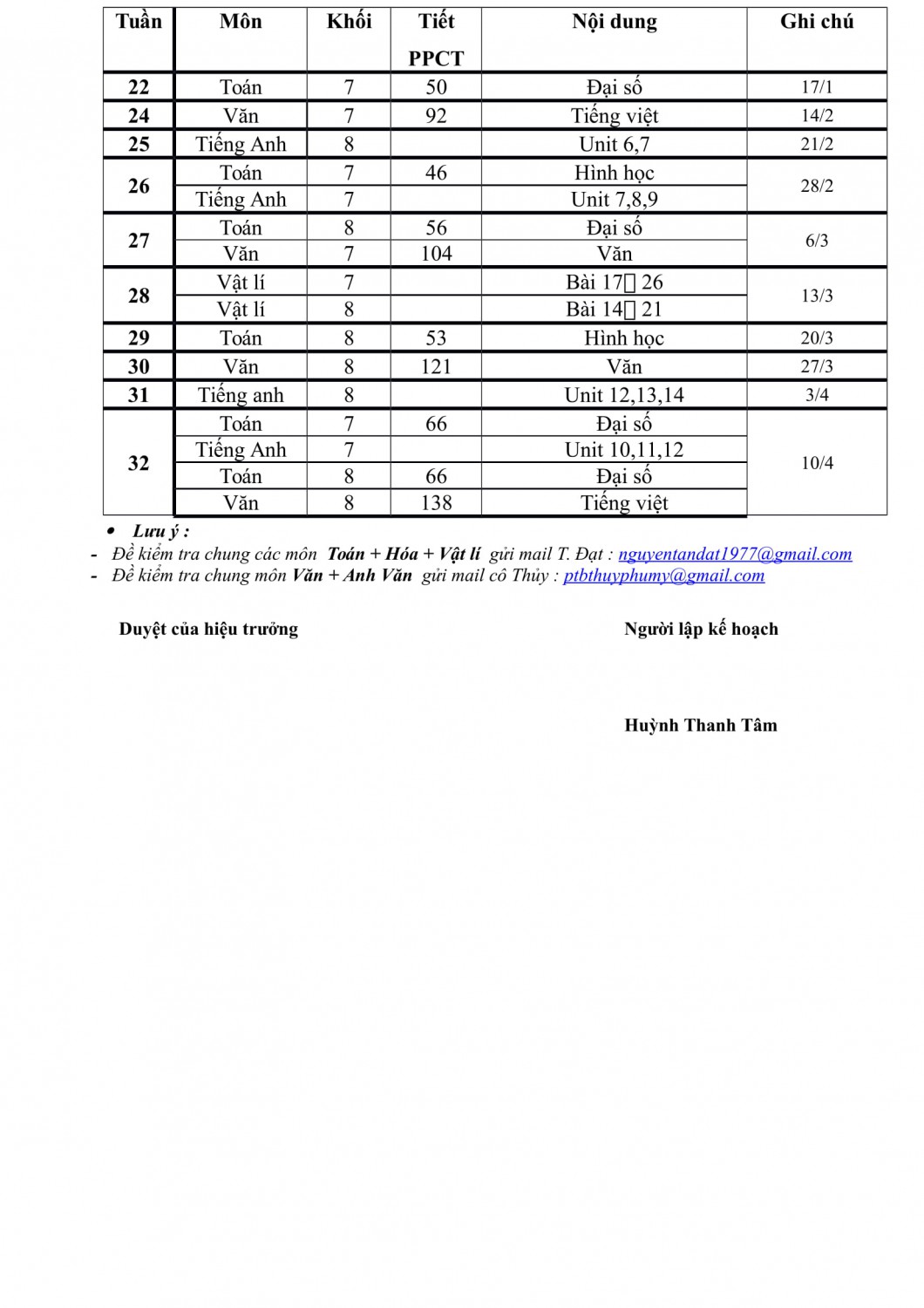 lịch kiem tra chung HKII NĂM HỌC 2019 2020 (1) 2