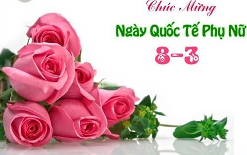 Nhận dịp 8/3, ngày Quốc tế phụ nữ, Tập thể giáo viên nam gửi những lời chúc tốt đẹp nhất đến với tất cả đồng nghiệp giáo viên nữ.