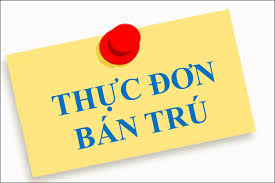 Thực đơn bán trú từ ngày 21.9.2020 đến ngày 25.9.2020