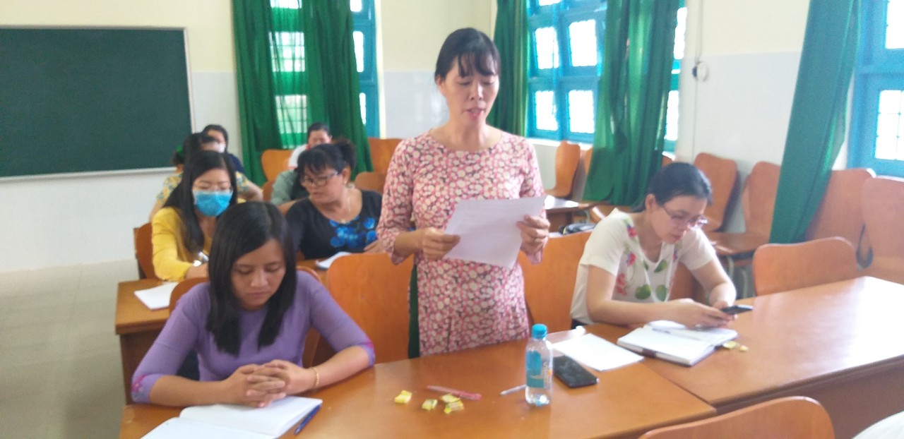 Đ/c Đồng Thị Hợp kể mẩu chuyện
