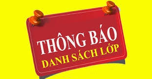 Danh sách học sinh khối 7 - năm học 2021 - 2022