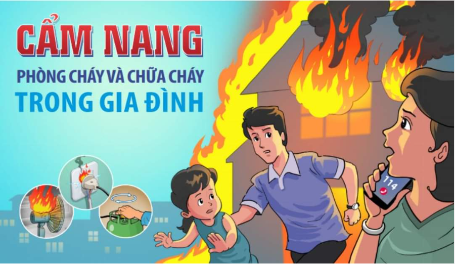 Cẩm nang phòng cháy chữa cháy trong gia đình do Cục cảnh sát PCCC & CNCH TP Thủ Dầu Một cung cấp