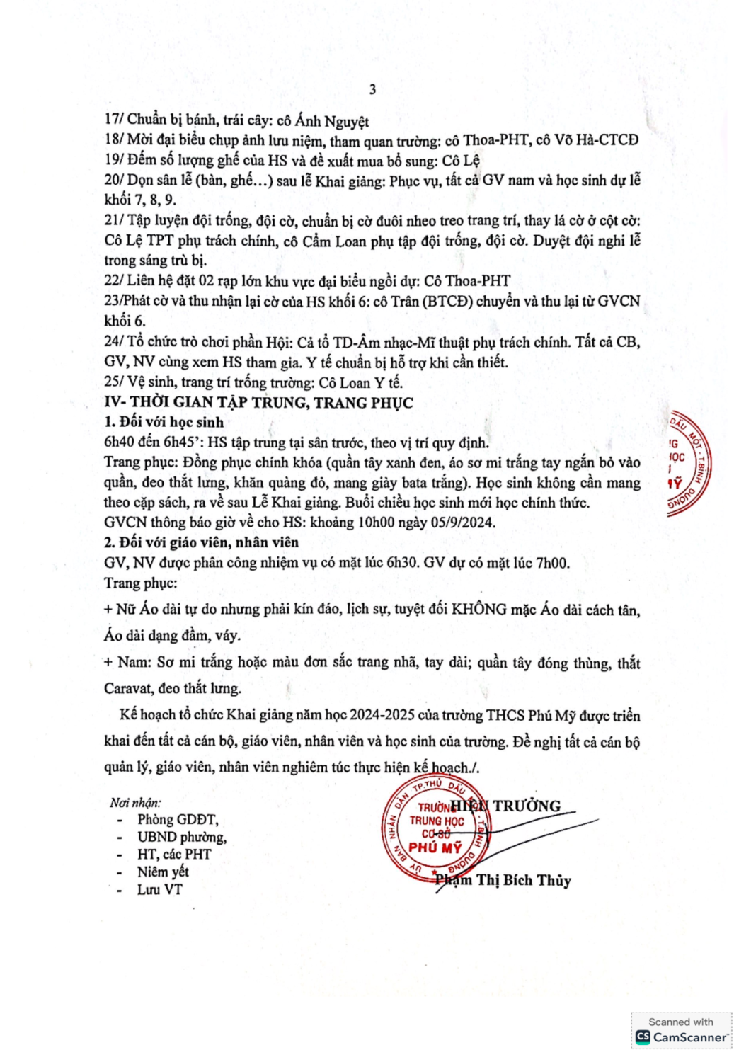 Kế hoạch khai giảng năm học 2024 2025 003