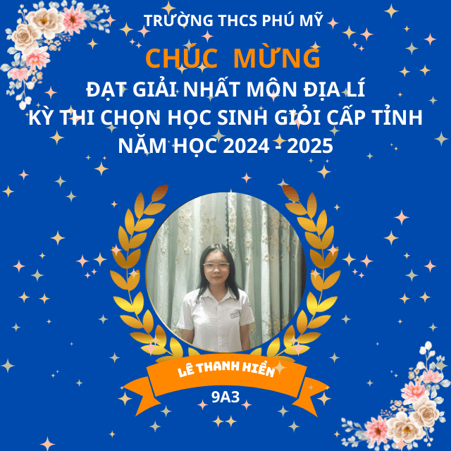 LE THANH HIEN mon Địa min